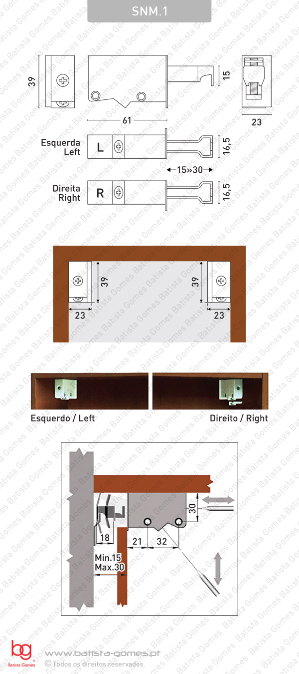 Suporte nivelador para m�veis